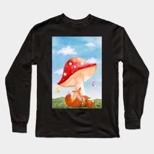 Fox Mom's Love Long Sleeve T-Shirt